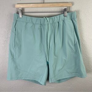 Outdoor Voices Mens Blue Drawstring Lined Gym Training‎